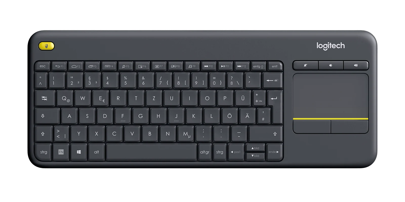 K400 Plus Wireless Touch Keyboard