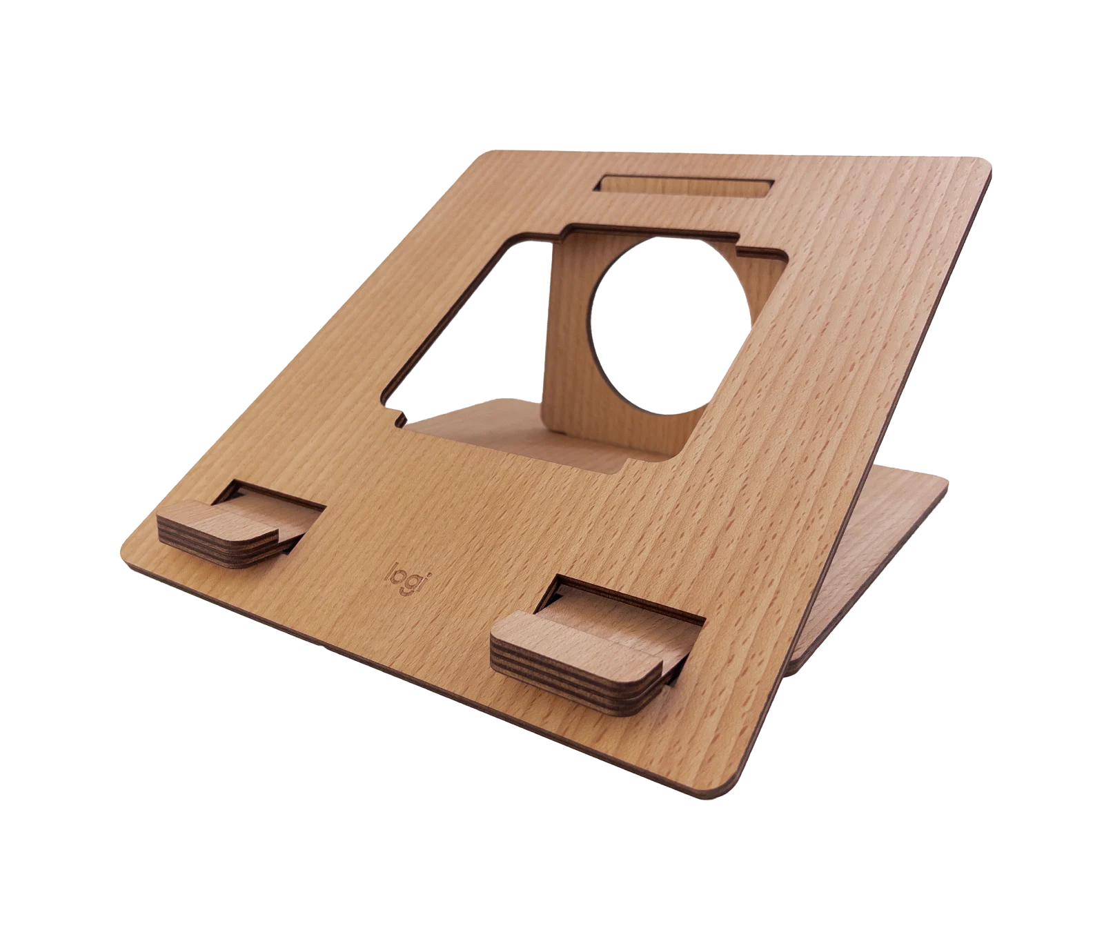 Logi Wooden Laptop Stand